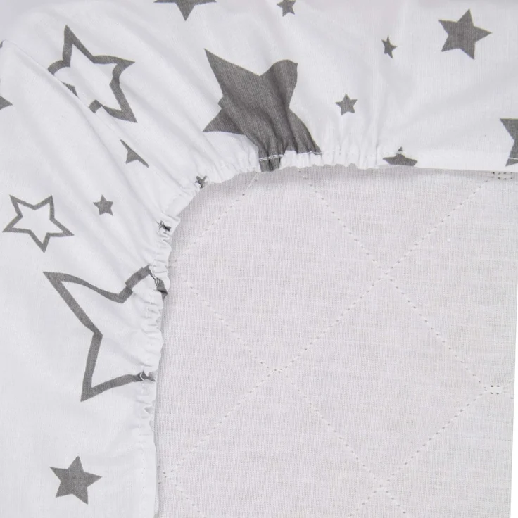 Amilian Spannbettlaken Spannbetttuch für Babybett Kinderbett Baby 100% Baumwolle 140x70 cm, Gummizug: an den Ecken, in vielen Mustern erhältlich – Bild 4