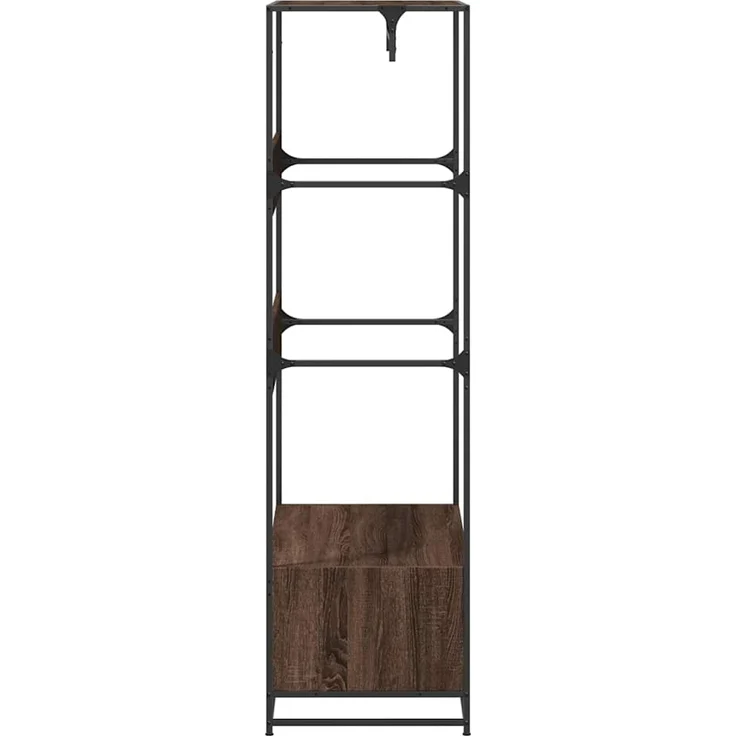vidaXL Kleiderständer Braun Eichen-Optik 90x50x180 cm Holzwerkstoff 849298 – Bild 4
