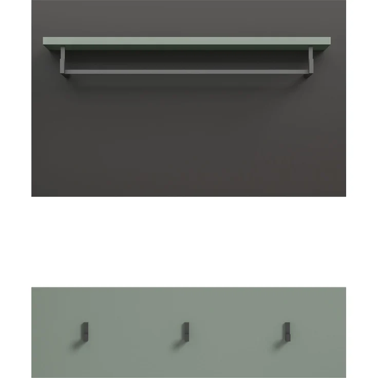 Paneel (B/H/T: 73x80x27 cm) in Smoke Green Nachbildung – Bild 2