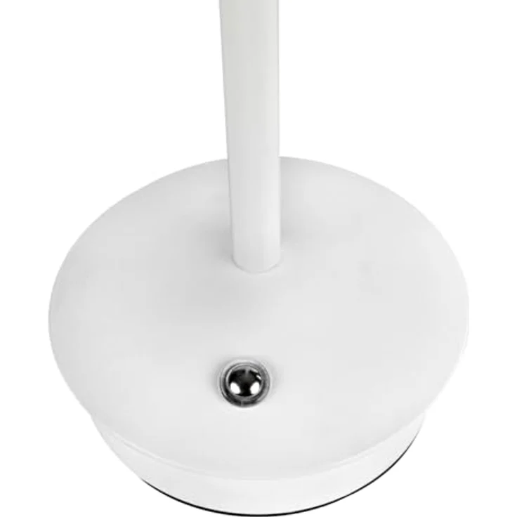 Idena LED Akku-Tischleuchte, mobile Schreibtischlampe in weiß – Bild 2