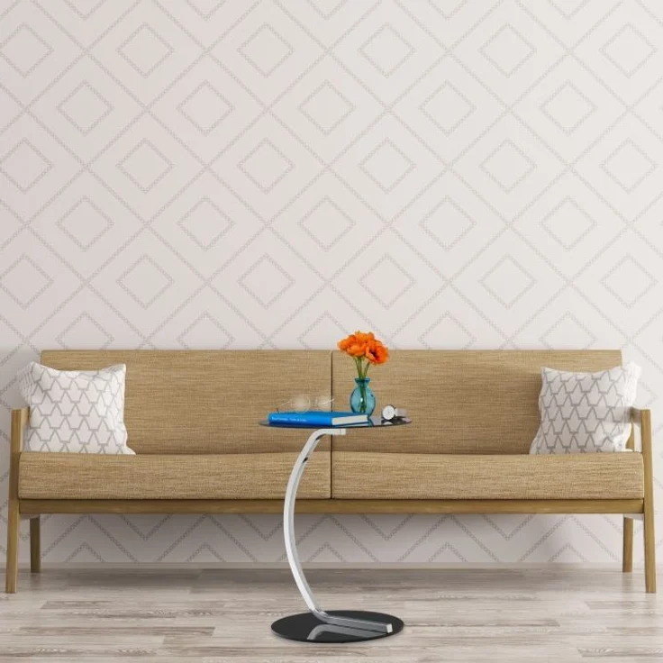 Schwarzer Beistelltisch aus Glas – Bild 2