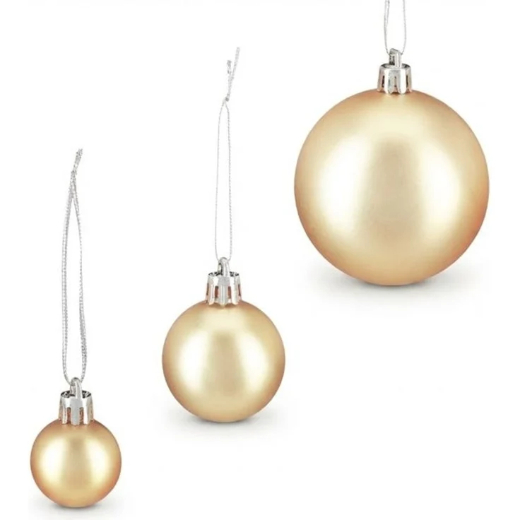 Relaxdays Weihnachtskugeln 100er Set – Bild 8