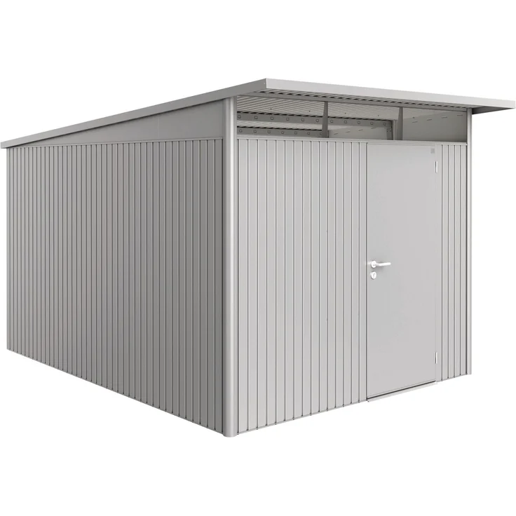 Biohort Gerätehaus AvantGarde, A8: 260 x 380 x 222 (b x t x h) cm, silber-metallic – Bild 1