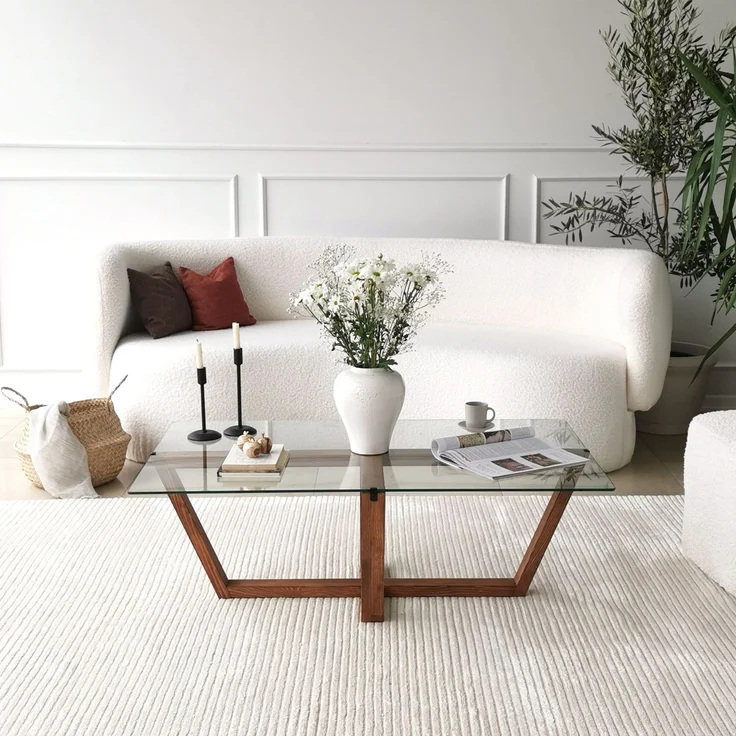 Skye Decor 'Amalfi - Walnut' Couchtisch, Walnuss, 105 x 35 x 65 cm – Bild 2