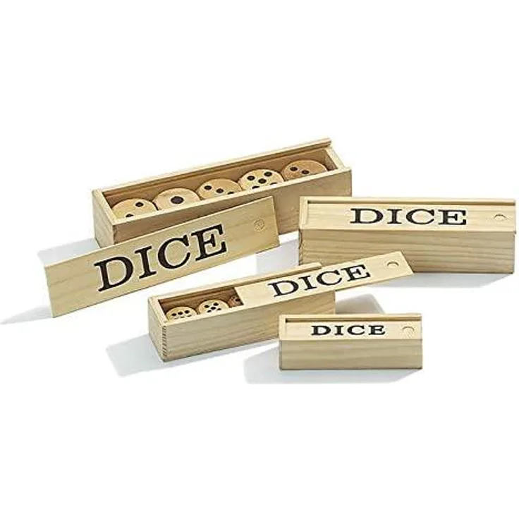 Philos 7001 - Holzwürfel, 5-er Set, 20 mm