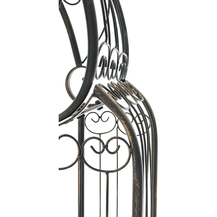 Rosenbogen BIRGER - 163 x 34 x 239,5 cm, Metall, Bronze | Rankhilfe Rosen Rankgitter Gartendekoration – Bild 5
