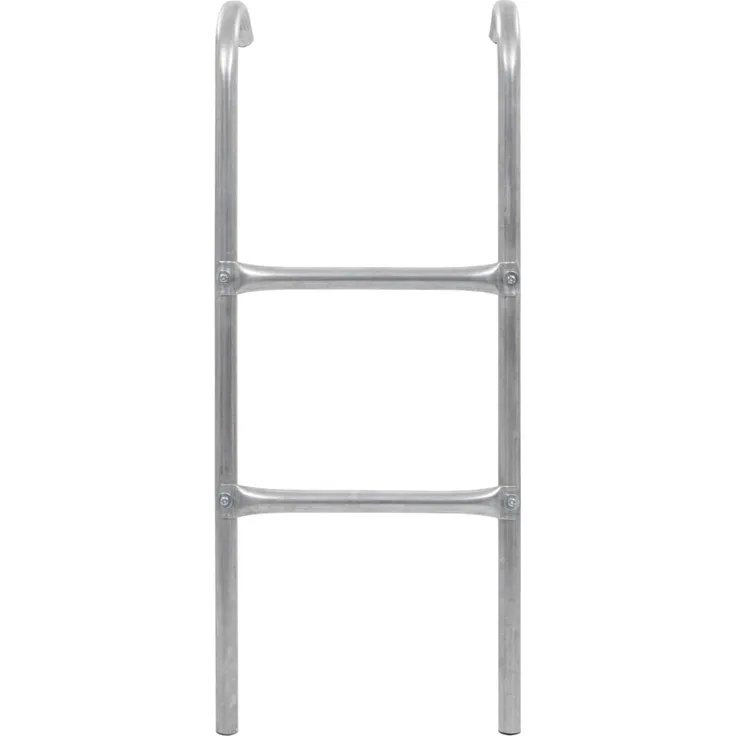 vidaXL vidaXL 2-stufige Trampolinleiter Stahl Silbern 82,5 cm