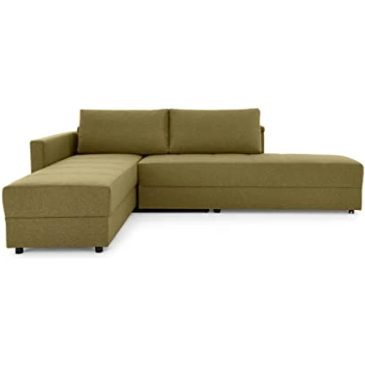 LOOKS by Wolfgang Joop Looks III Designer Sofa mit Boxspringfederung, Ecksofa mit Bettfunktion, braun, 287x229x77 cm – Bild 1