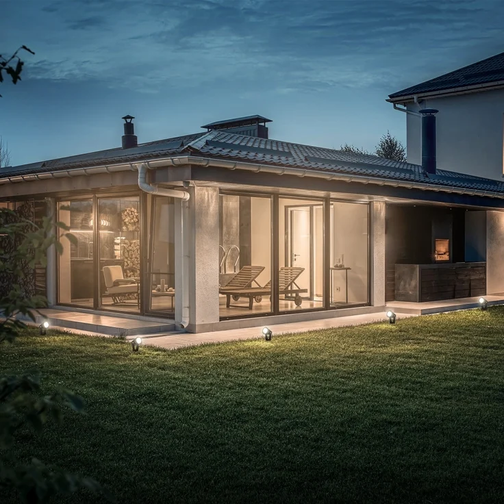 Briloner LED Wegeleuchte Lilis Connect to Shine 3er Erweiterungsset 3x1W warmweiß – Bild 3