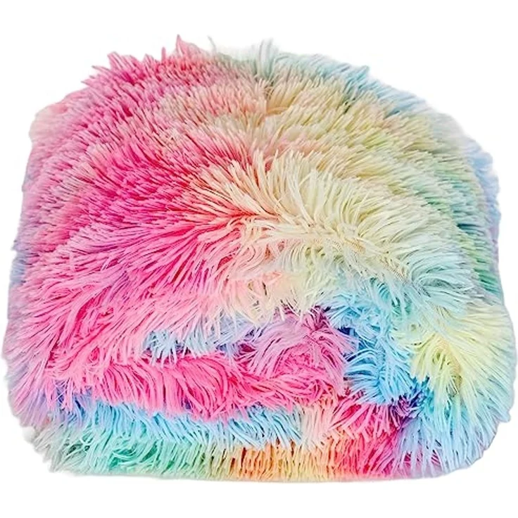 KANGURU Regenbogen-Karo / Teppich 130 x 170 cm – Bild 3