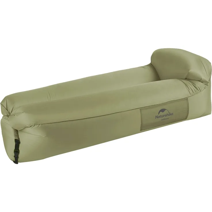 Naturehike Aufblasbarer Liegesessel, Wasserdichtes Aufblasbares Sofa mit Tragbarem Rucksack, Aufblasbares Bett für Reisen, Camping, Pool (Grün)