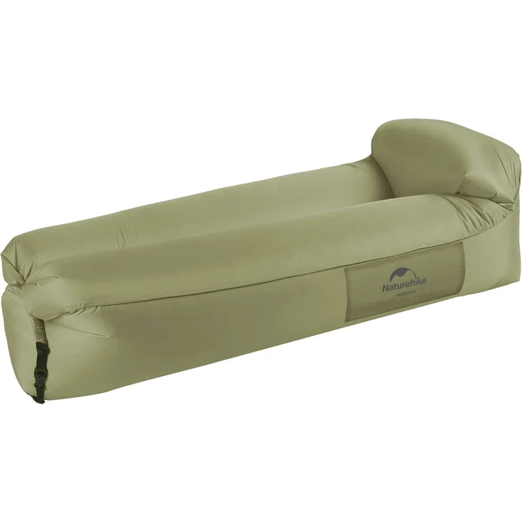 Naturehike Aufblasbarer Liegesessel, Wasserdichtes Aufblasbares Sofa mit Tragbarem Rucksack, Aufblasbares Bett für Reisen, Camping, Pool (Grün)