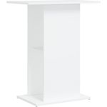 vidaXL Aquariumständer Weiß 60,5x36x72,5 cm Holzwerkstoff 833639