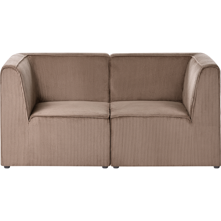 Modulsofa 2-Sitzer LEMVIG Cord Sandbeige – Bild 4