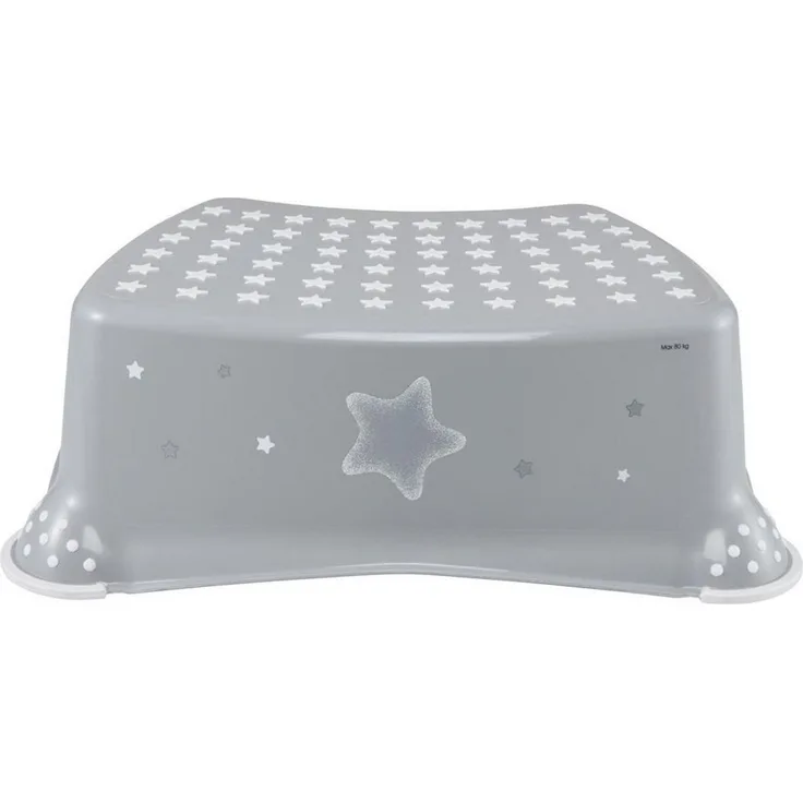 Keeeper Stars Tritthocker Schemel mit Anti-Rutschfunktion Cosmic Grey