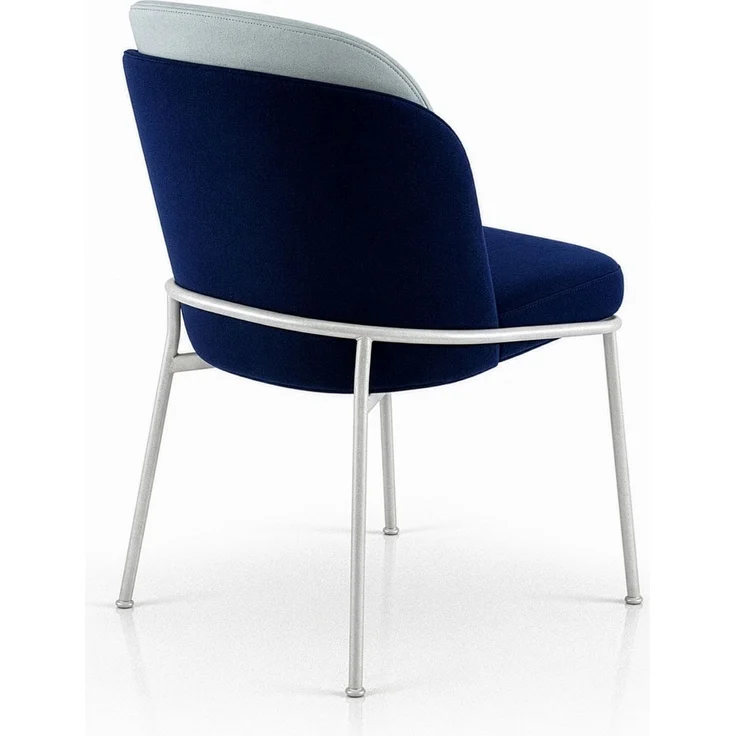 Skye Decor 'Dore 182 V2' Stuhlset (2-teilig), Dunkelblau / Weiß, 54 x 86 x 55 cm – Bild 5