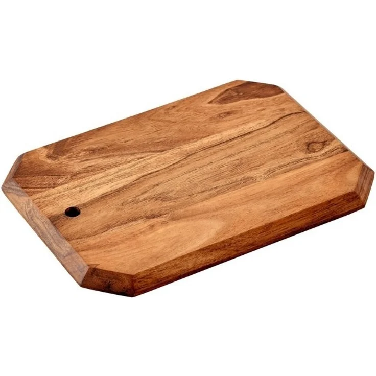 Gravidus Schneidebrett Schneidbrett Akazienholz mit Loch zum Aufhängen 28x20 cm, Akazienholz – Bild 3