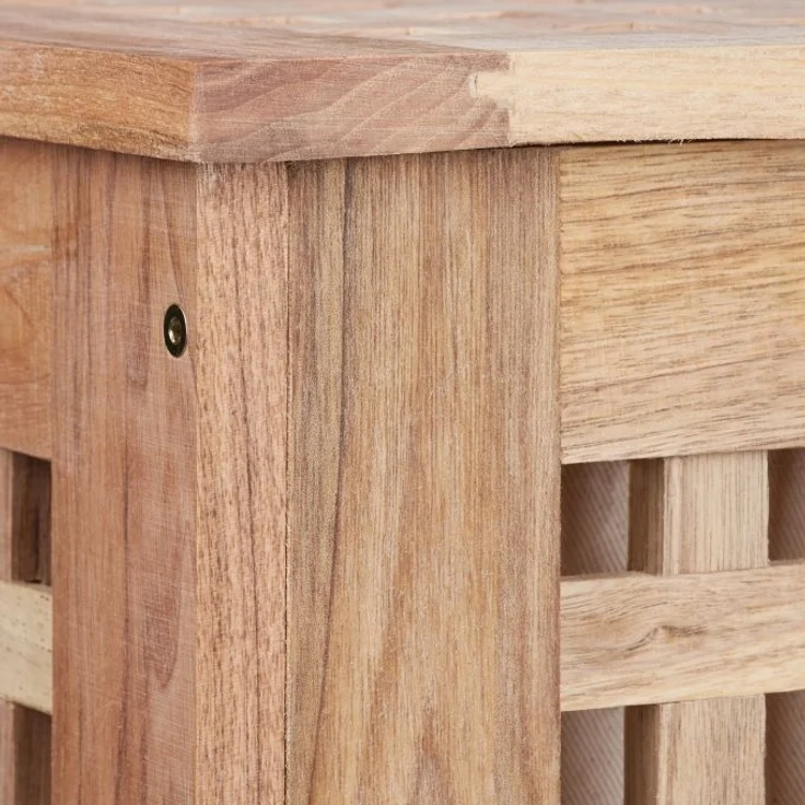 Wäschetruhe Walnuss – Bild 8