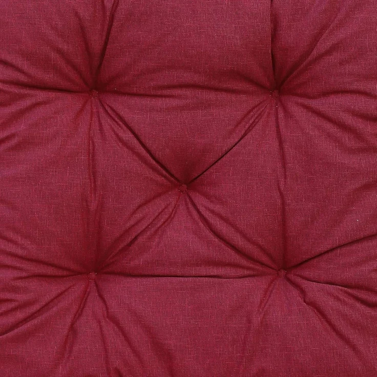 Chicreat Bankkissen mit Rückenteil 120 x 98 x 8 cm, Rot – Bild 2