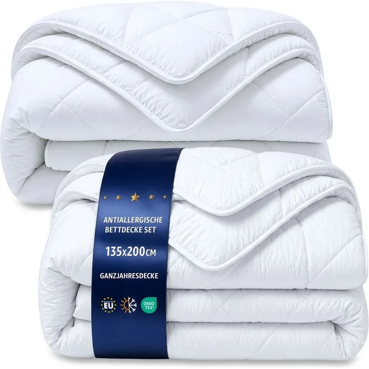 Amazinggirl Microfaserbettdecke Ganzjahresdecke Bettdecke 2. Wahl - Bettdecken Duvet Bett Decke