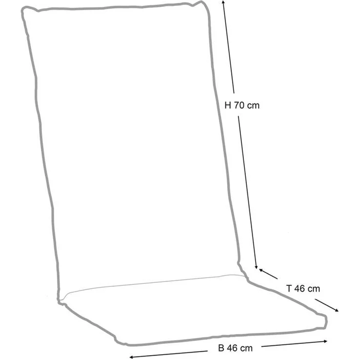 GO-DE Hochlehnerauflage – Bild 7