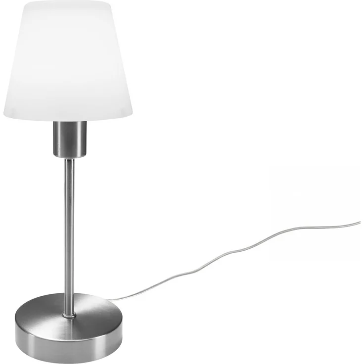 LED Tischlampe MATHA mit Touch Dimmer und Glas Lampenschirm, Höhe 32cm – Bild 2