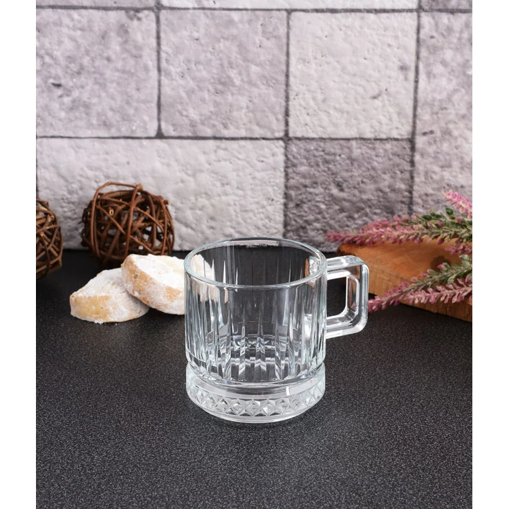 Pasabahce 2er Set 195cc 55422 Elysia Teegläser Fincan Kupasi transparent – Bild 2