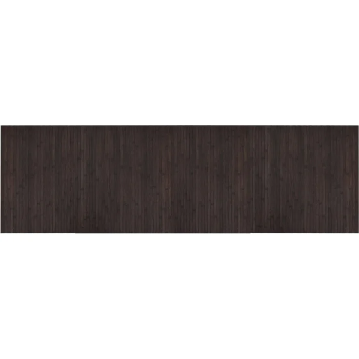 vidaXL Teppich Rechteckig Dunkelbraun 60x200 cm Bambus 376719 – Bild 2