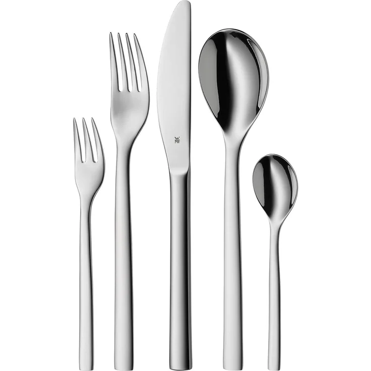 WMF 'Atria' Besteckset, Edelstahl silber, 60-tlg. – Bild 1