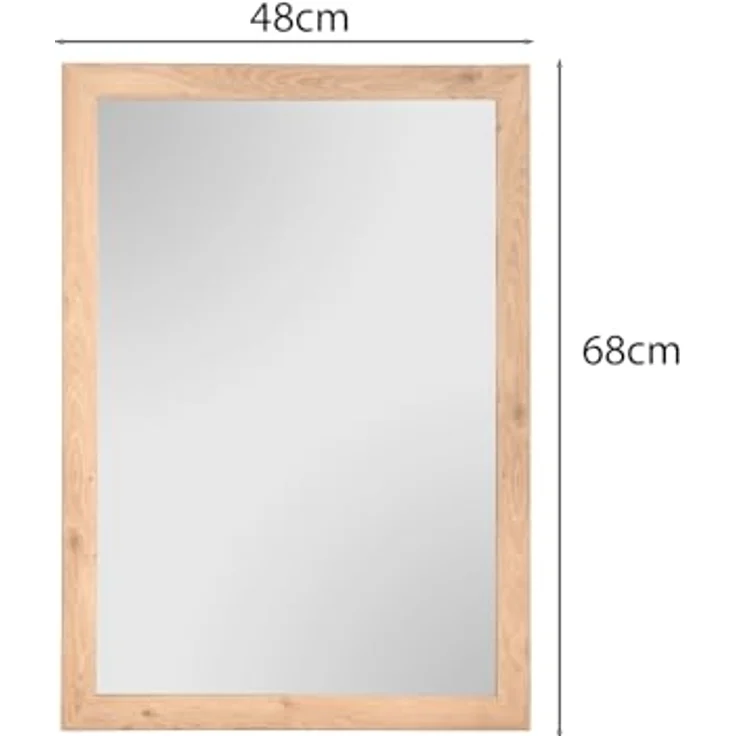 MIRRORS AND MORE 'Kim' Rahmenspiegel, Artisan-Eiche, 48x68cm – Bild 5