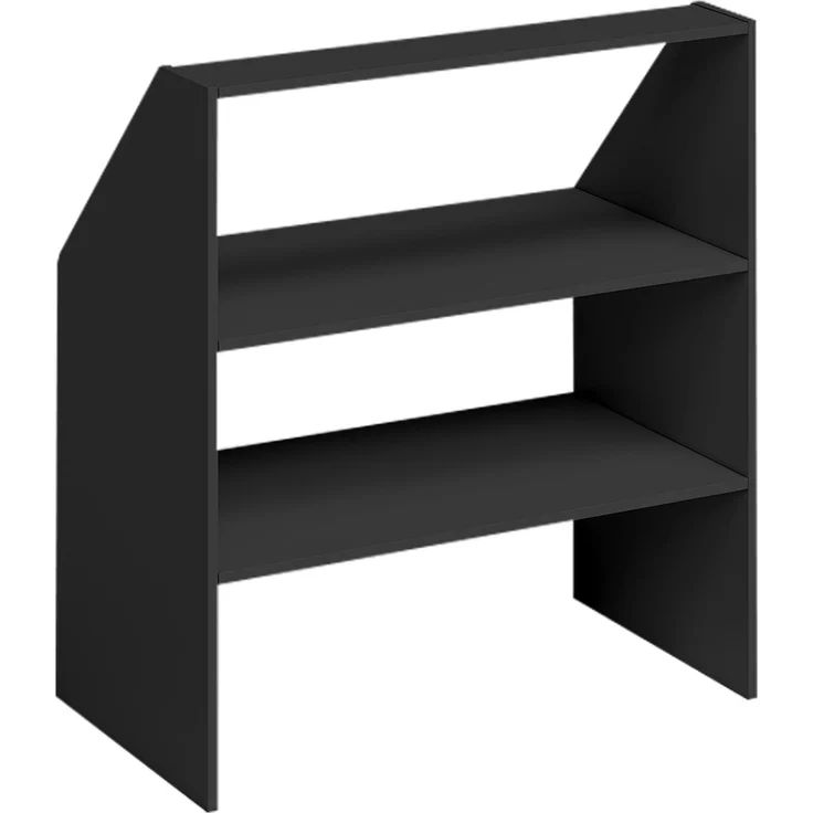 Bellamio 'Aland' Dachschrägenregal, schwarz, 100x50x90 cm, Regal für Dachschräge mit 3 Fächern – Bild 9
