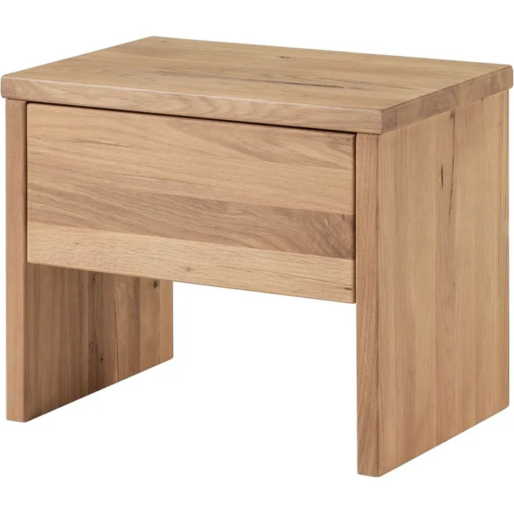 Nachttisch Wildeiche 50x35x40 bianco geölt JANGALI #119