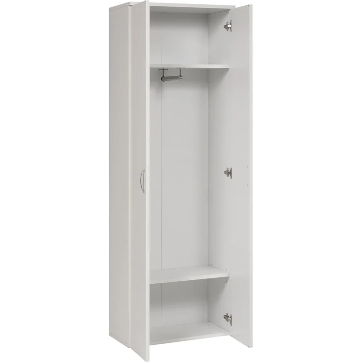 Kleiderschrank,weiß, 60x180x34 cm – Bild 6