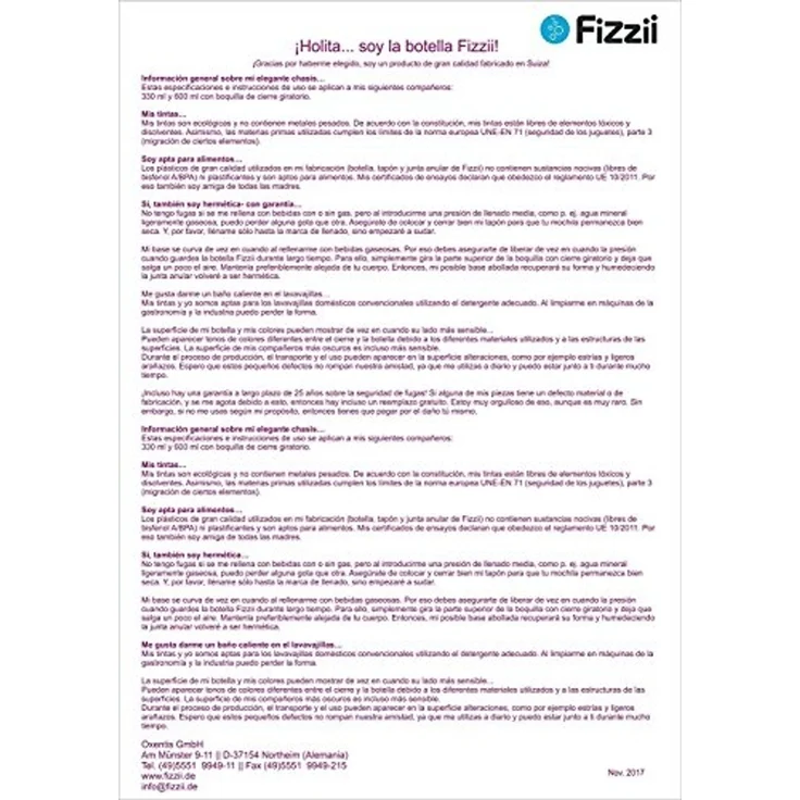Fizzii Trinkflasche Kinderflasche Sprudelsicher – Bild 6