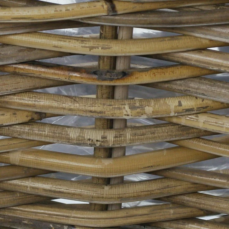 Balkonpflanzer Rattan mittel Blumenkasten Pflanzkorb Pflanzschale Blumentopf – Bild 4