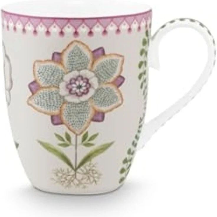 PiP Studio Tasse Henkelbecher-Set Lily & Lotus Lila (350ml) (2-teilig) – Bild 5