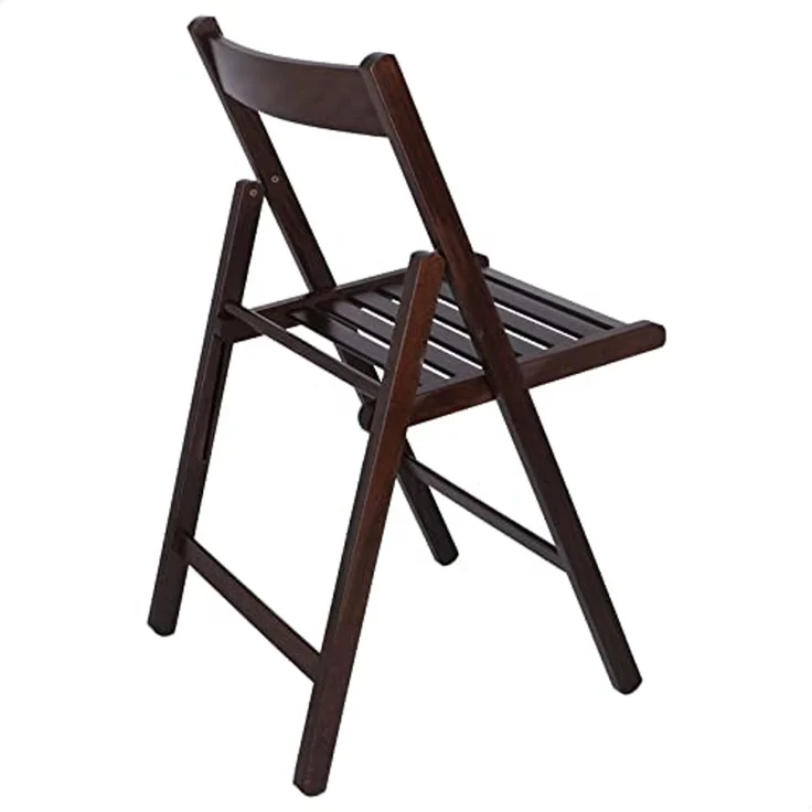 Mueblear 19016 Klappstuhl aus Holz, 43 x 46 x 79 cm Wenge – Bild 7