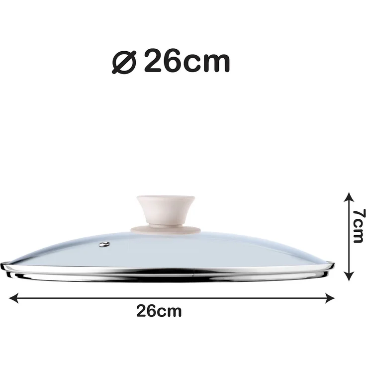 KADAX Deckel Hitzebeständiges Glas für einen 26 cm Topf – Bild 3