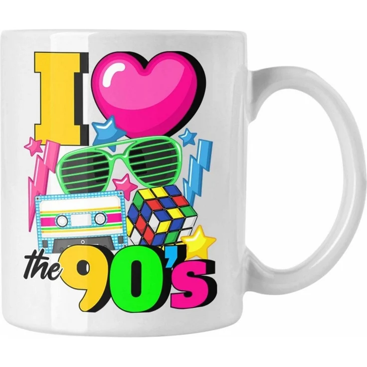 Trendation Tasse Trendation - 90er Jahre Girl Tasse Geschenk 90. Jahre Geschenkdidee Er – Bild 1