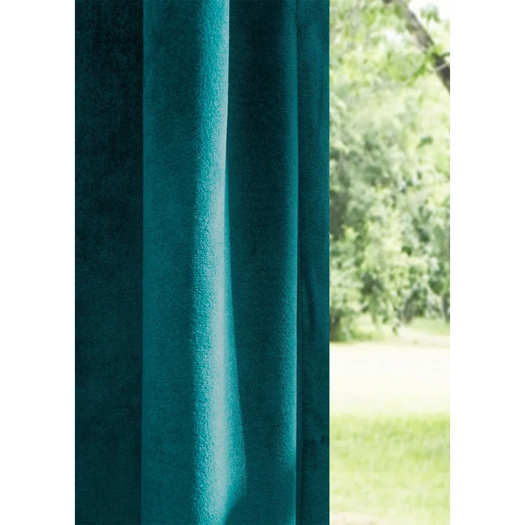 Lysel -Dekoschal Prentiss #1W in den Maßen (B x H): 135cm x 245cm in Petrol/Blau – Bild 5