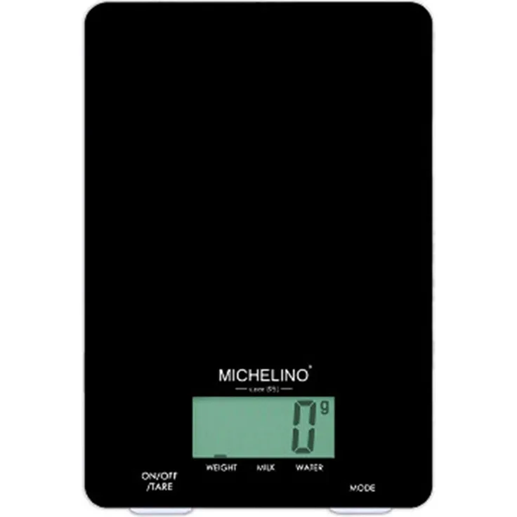 Digitale Küchenwaage mit Display & Tara-Funktion, Max: 5 kg in Schwarz