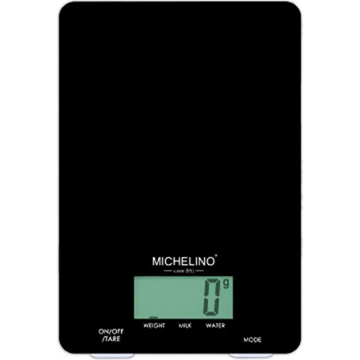Digitale Küchenwaage mit Display & Tara-Funktion, Max: 5 kg in Schwarz