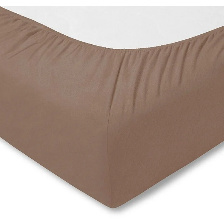 Estella Spannbettlaken Samt Velours Spannbetttuch, Nicki, Gummizug: rundum, (1 Stück), Rundumgummi – Bild 1