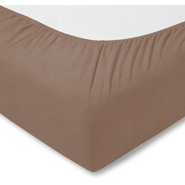 Estella Spannbettlaken Samt Velours Spannbetttuch, Nicki, Gummizug: rundum, (1 Stück), Rundumgummi