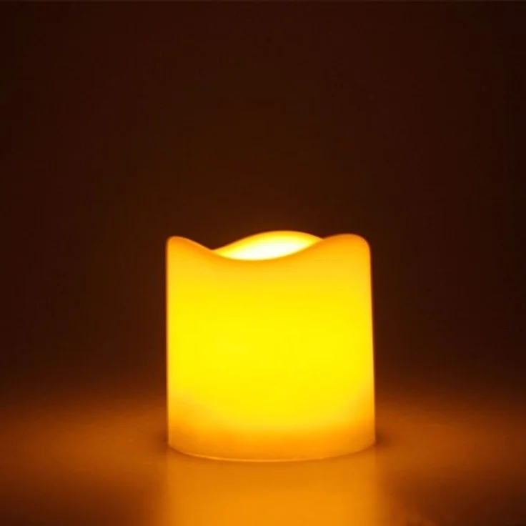 LED Stumpenkerze -Paul', naturweiß, outdoor, H 7,5cm – Bild 2