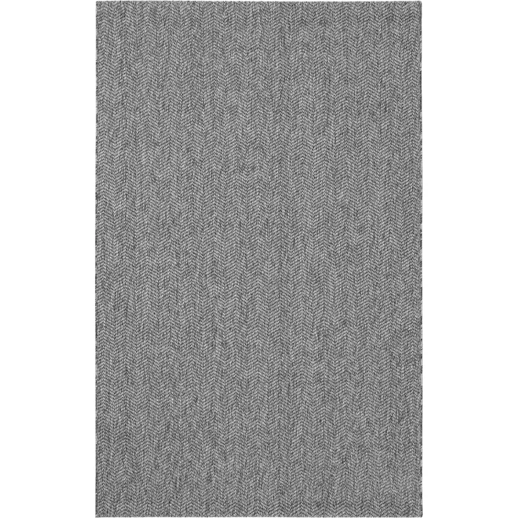 Origine Outdoor-Teppich 97 x 300 cm Polypropylen Grau 88780553 [en. casa]