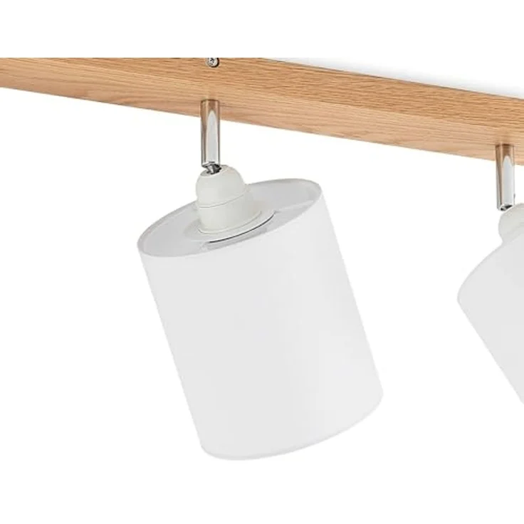 Lindby Deckenstrahler Imarin, Holz IP20, 4 x 15 W LED – Bild 7