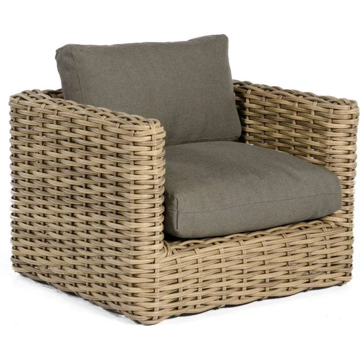 Sonnenpartner Loungesessel Sands mit Polyrattan Light Oaks Lounge-Sessel beige