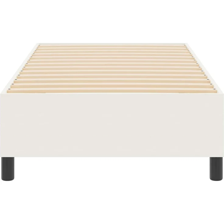 vidaXL Plattformbettgestell Creme 100 x 200 cm Cordstoff 3337394 – Bild 5