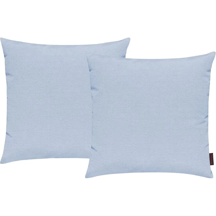MAGMA Kissenhüllen FINO - ca. 40 x 40 cm - 2er Set himmelblau